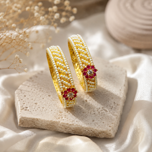 Appealing Designer Trendy Moti Bangles