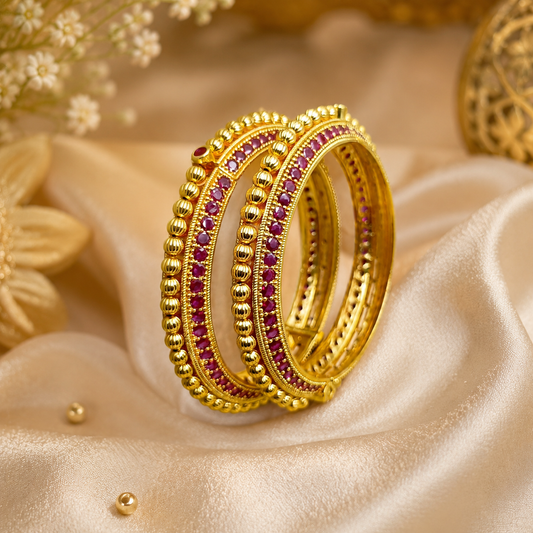 Captivating Trendy Designer Pearl Bangles
