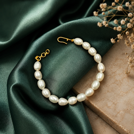 Classic Designer Fresh Water Pearls Bracelet