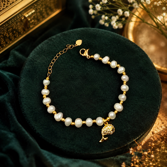 Captivating Designer Fresh Water Pearls Bracelet