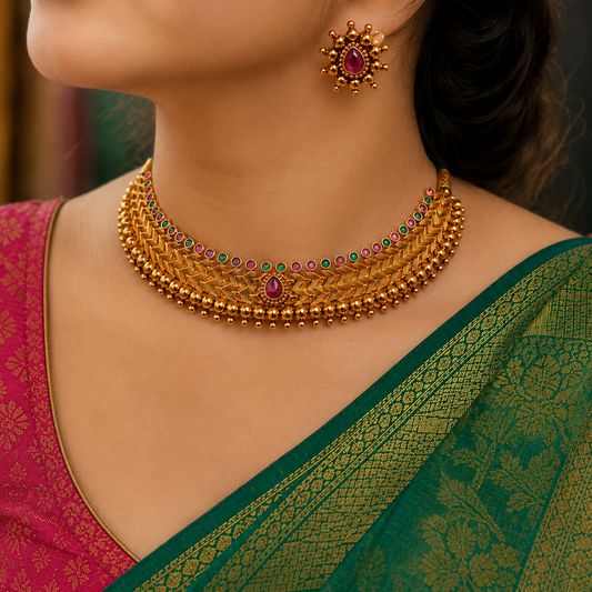 Alluring Designer Temple Set