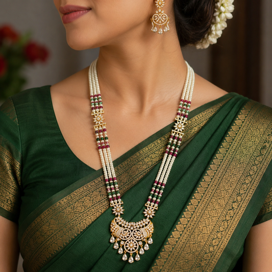 Massive Designer Fresh Water Pearls Ranihaar