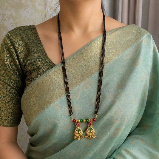 Attractive Designer Trendy Rajwadi Mangalsutra