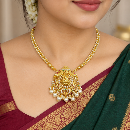 Lord Laxmi Designer Traditional Thushi