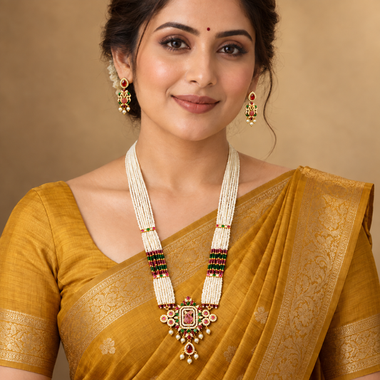 Appealing Designer Trendy Chida Pearls Ranihaar