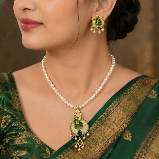 Enthrall Designer Trendy Pearls Set