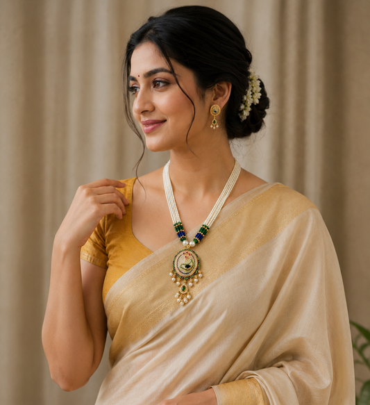 Impressive Peacock Designer Chida Set