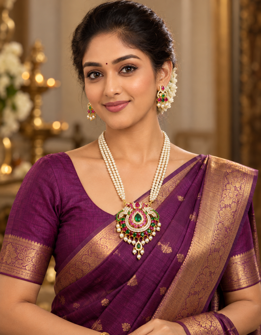 Enthrall Peacock Designer Fancy Tanmani