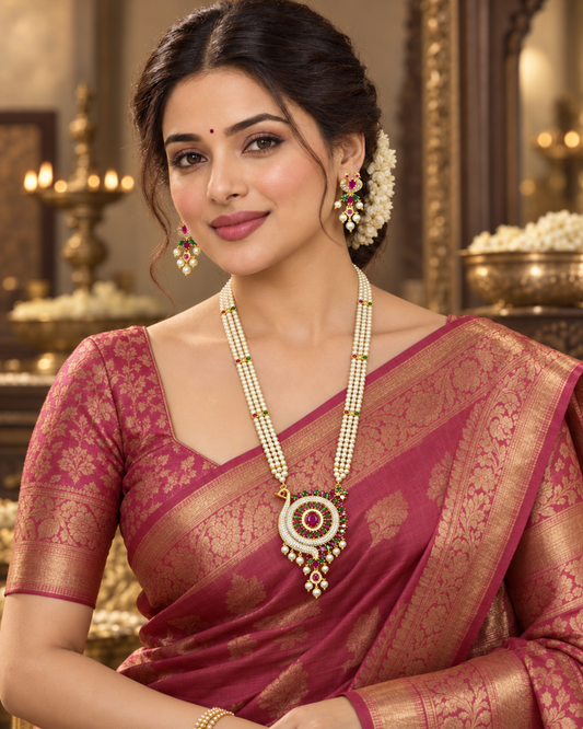 Stylish Designer Pearl Ranihaar
