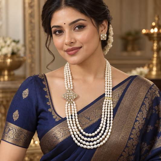 Alluring Designer Fresh Water Pearl Ranihaar