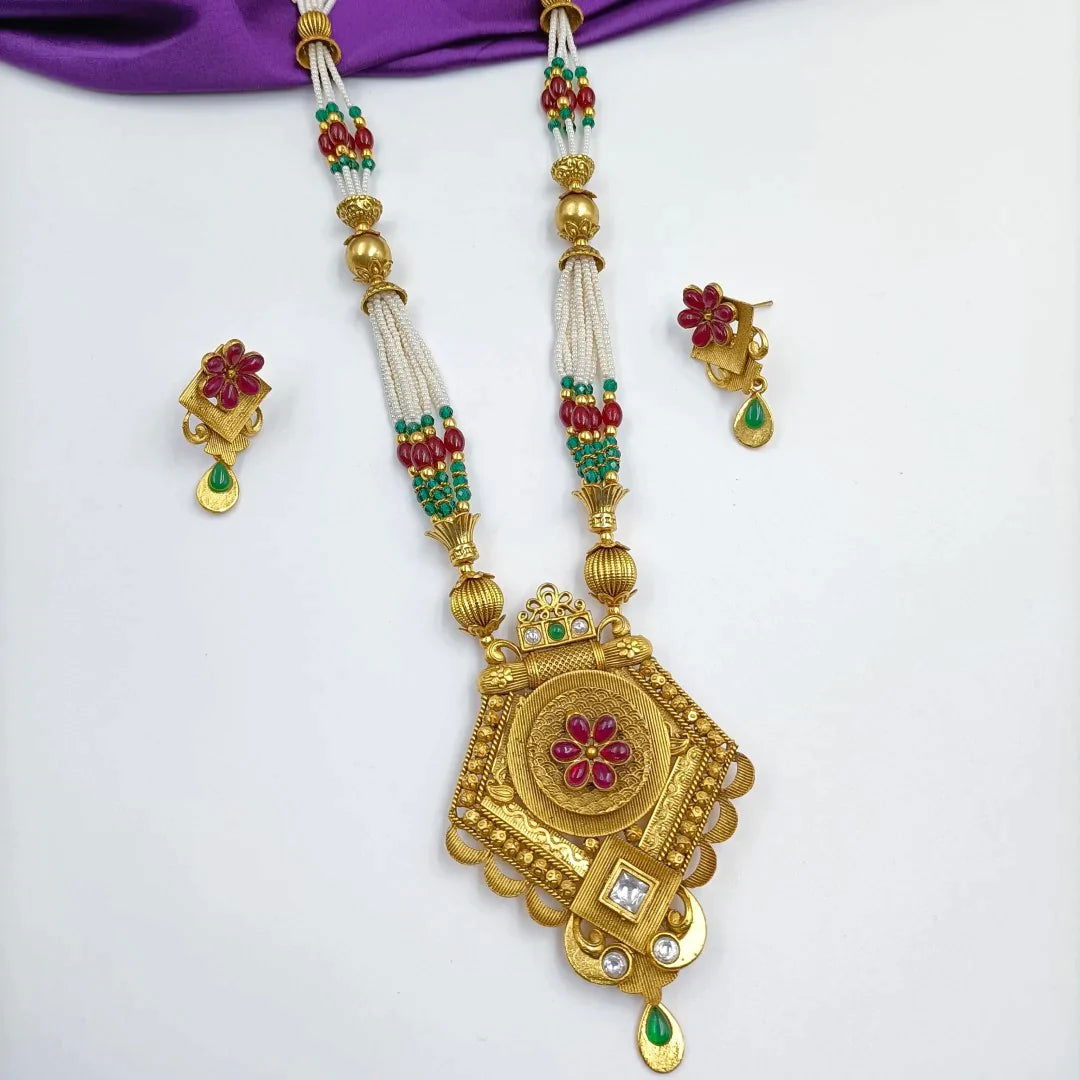 Chida Pearls Set - Shree Radhe Pearls