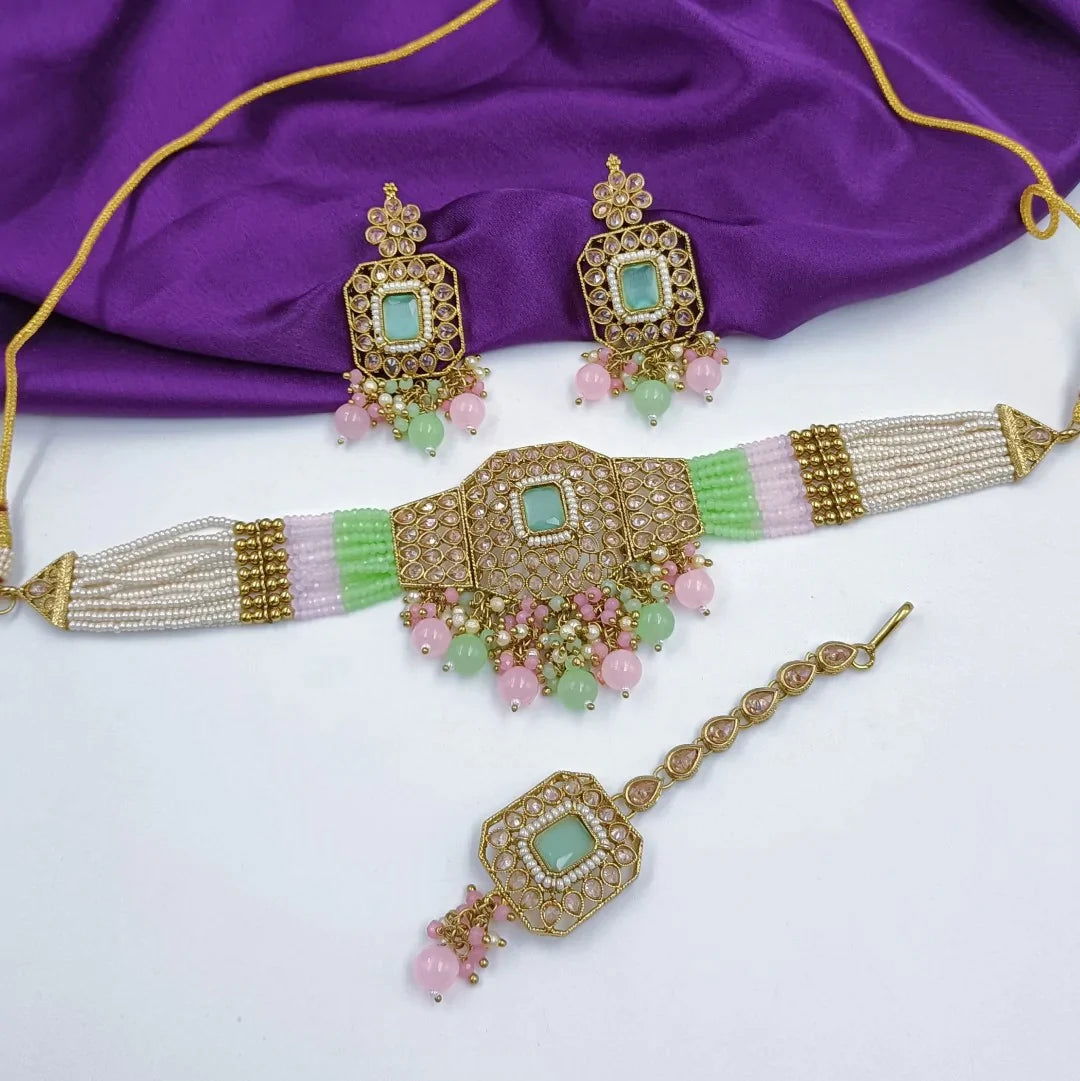 Choker Set - Shree Radhe Pearls