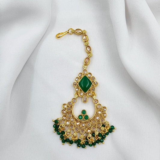 Classy Designer Mang Tikka - Shree Radhe Pearls