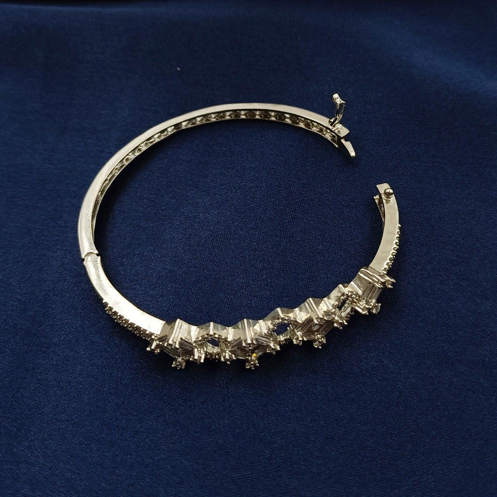 Dazzling Designer AD Bracelet - Shree Radhe Pearls