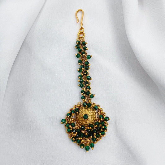 Elegant Floret Designer Mang Tikka - Shree Radhe Pearls