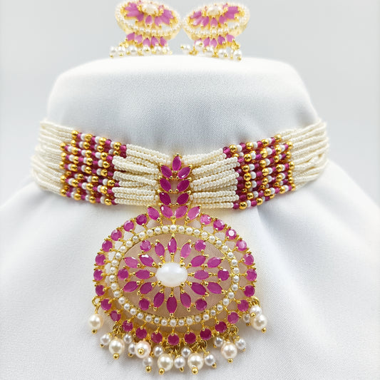 Splendid Designer Chida Beads Choker Set