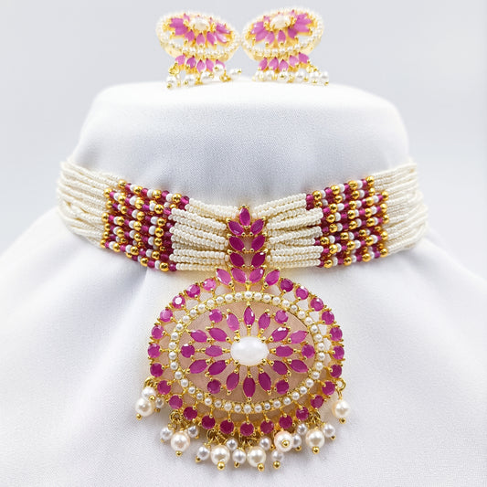 Splendid Designer Chida Beads Choker Set