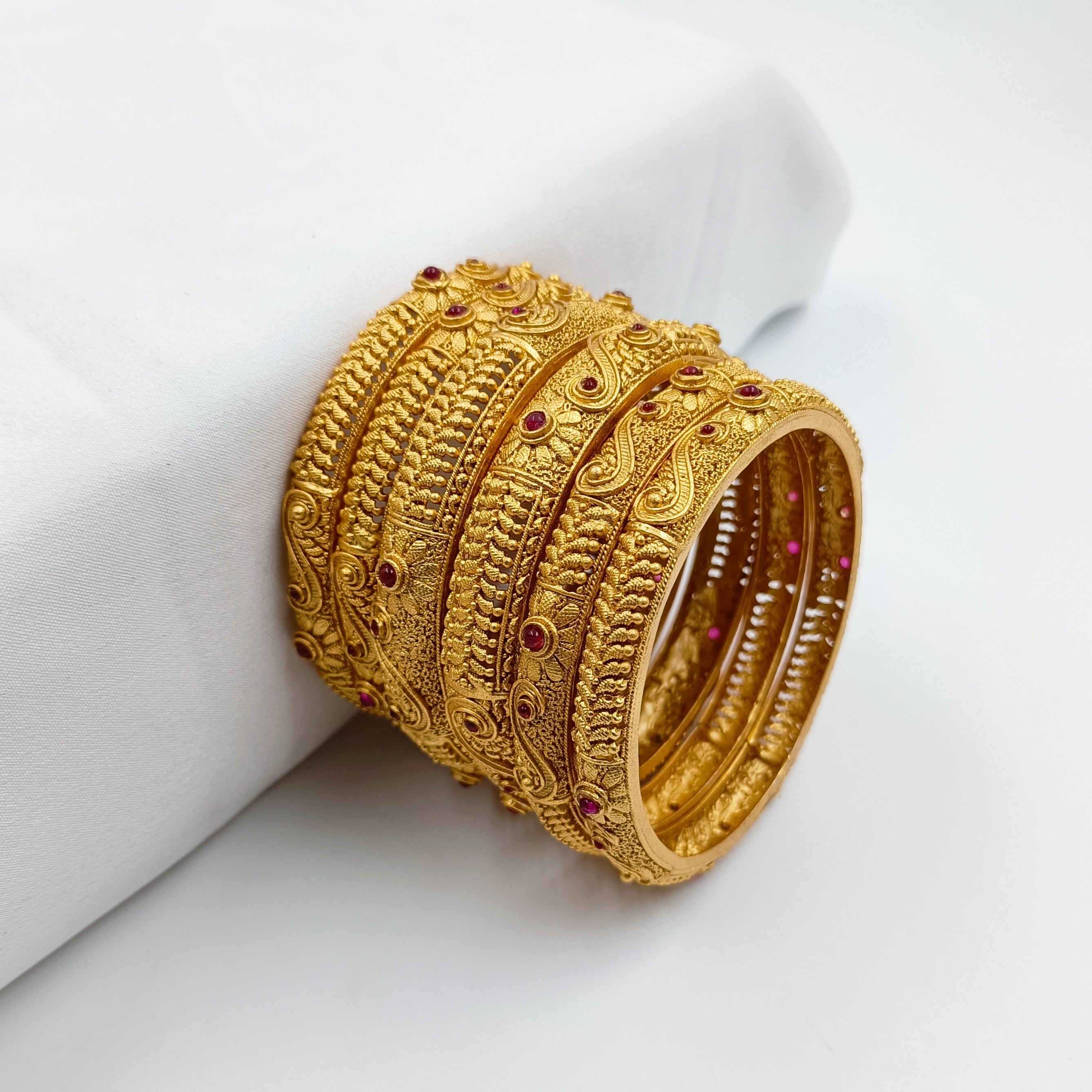 Temple bangles on sale