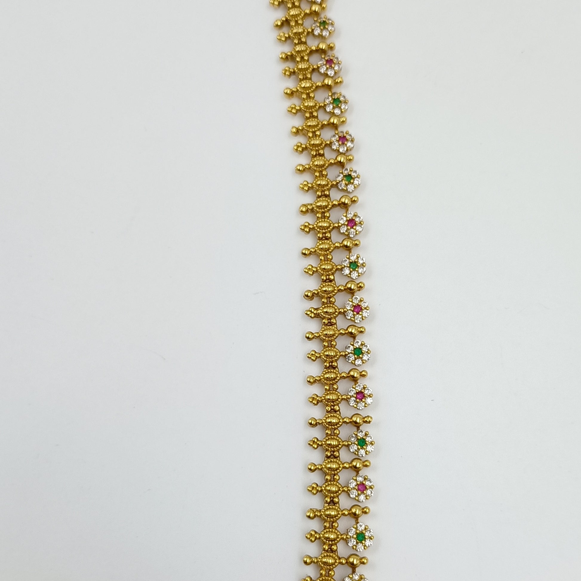 Attractive Floret Designer Long Necklace Set