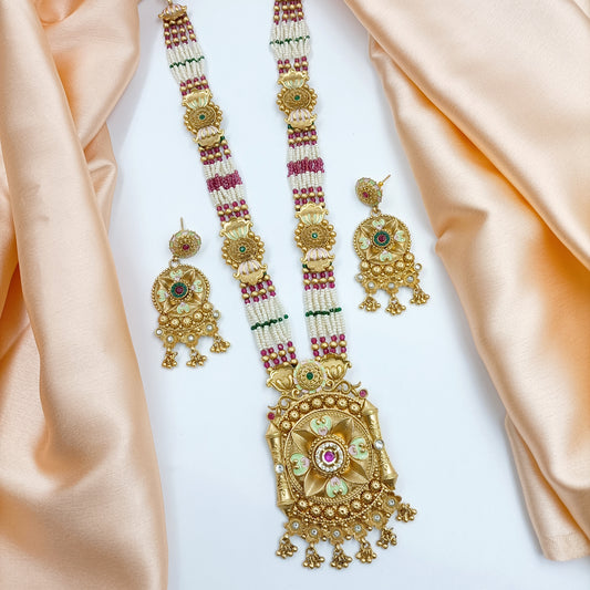 Radiant Floret designer Chida Beads Long Set