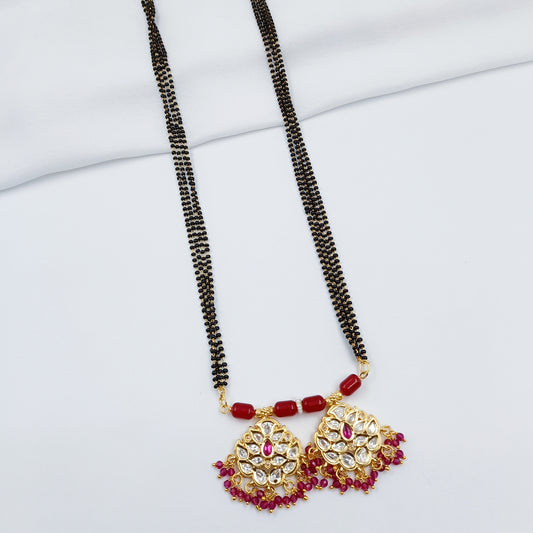 Adorable Fancy Black Beads Mangalsutra