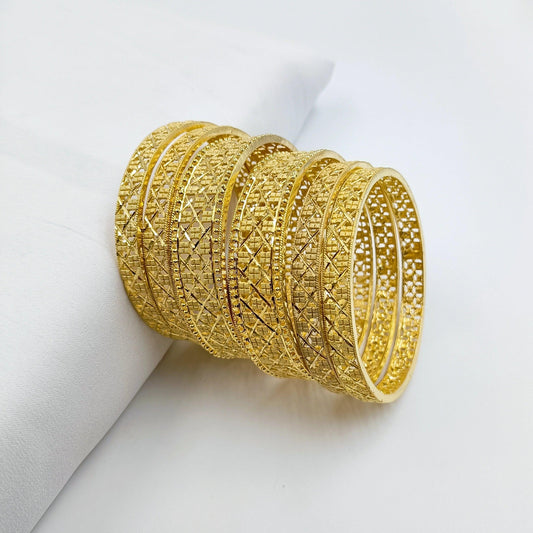 Rithu Designer 1 Gram Gold Bangles