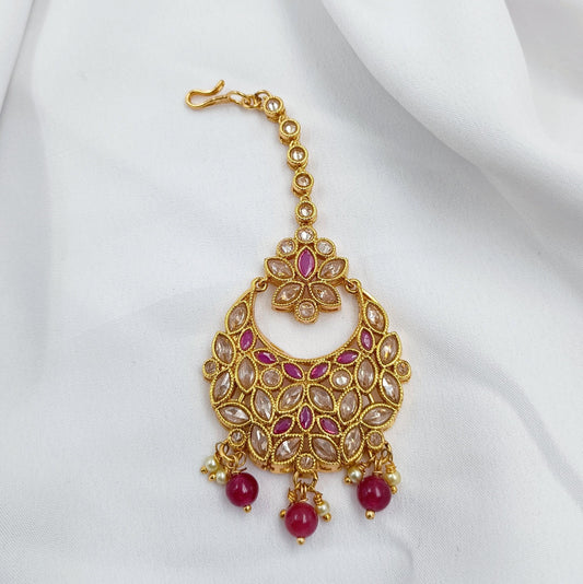 Radiant Floret Designer Mang Tikka