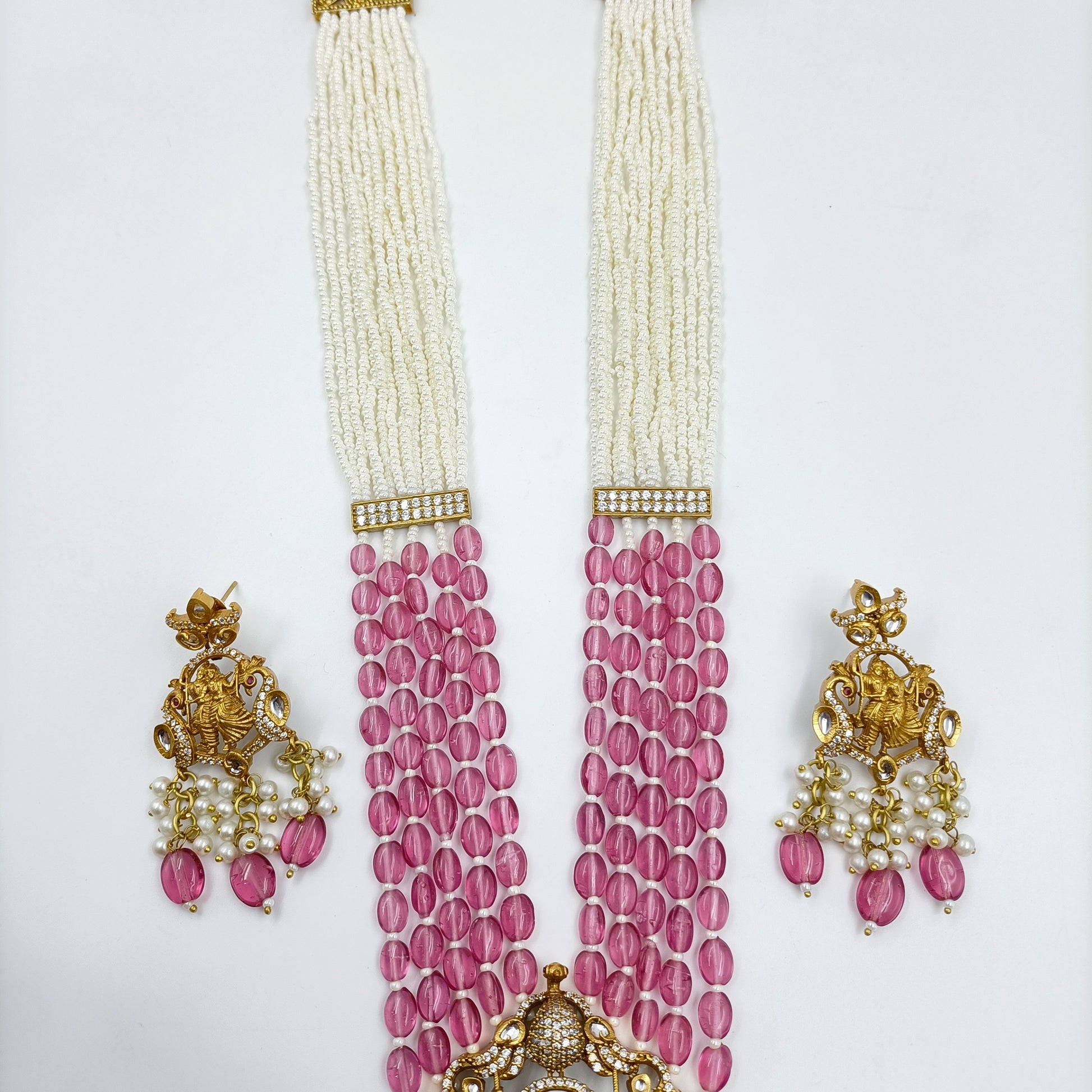 Lord Radha Krishna Designer Fancy Long Set