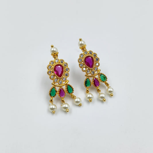 Droplet Designer Traditional Earrings