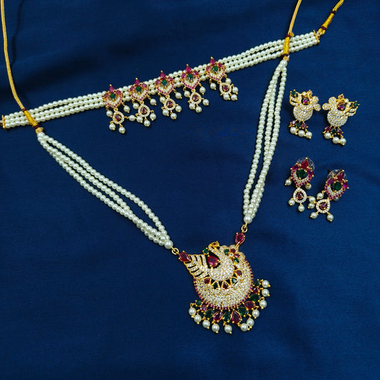 Unique Multicolor Designer Pearls Combo Set