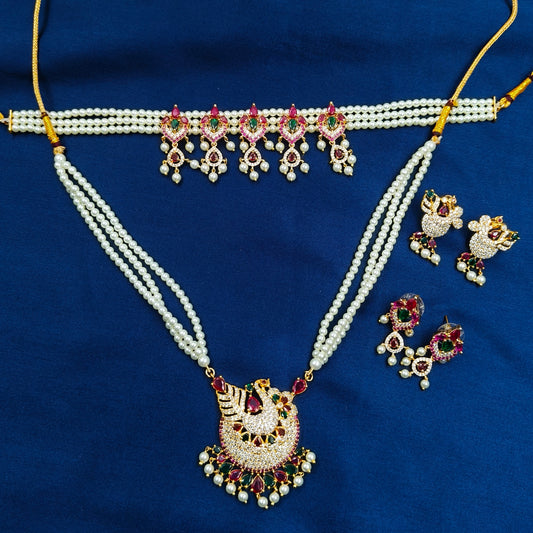 Unique Multicolor Designer Pearls Combo Set