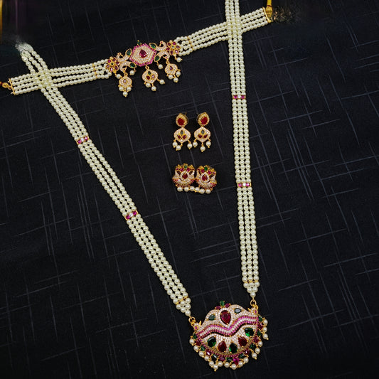 Precious Multicolour Designer Pearls Combo Set