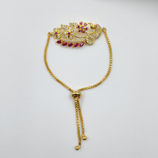 Gleaming Peacock Designer bracelet