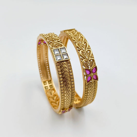 Mrunmai Gold Plated Bangles