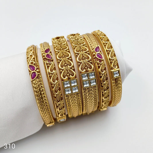 Mrunmai Gold Plated Bangles