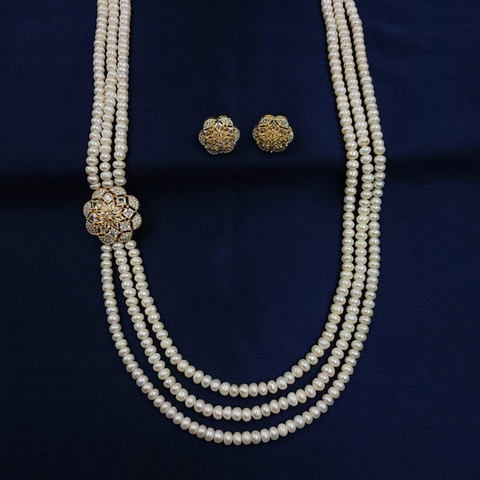 Pretty Floret Designer Fresh Water Pearls Ranihaar