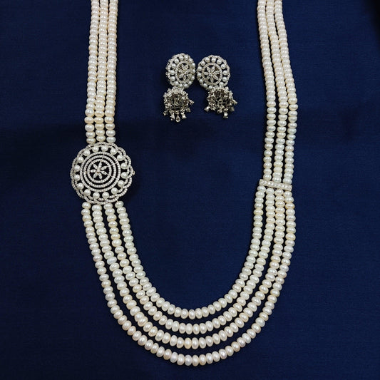 Glamorous Floret Designer Fresh Water Pearls Ranihaar