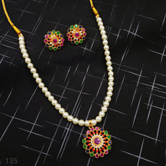 Splendid Multicolour Designer Pearls Set