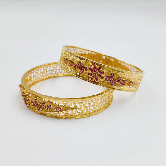 Precious Floret Designer 1 Gram Bangles