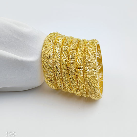 Pankhudi Gold Plated Bangles