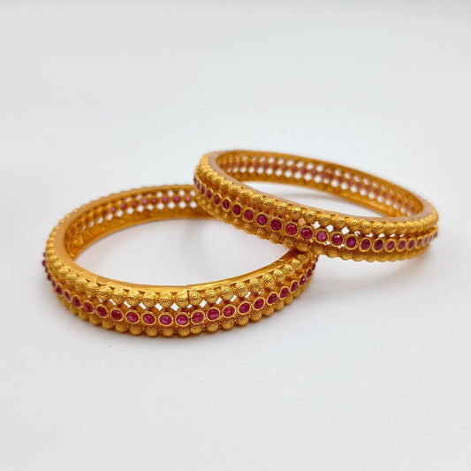 Enthrall Designer Temple Finish Bangles