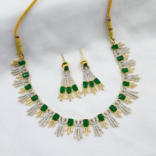 Unique Square Shaped Designer Necklace Set