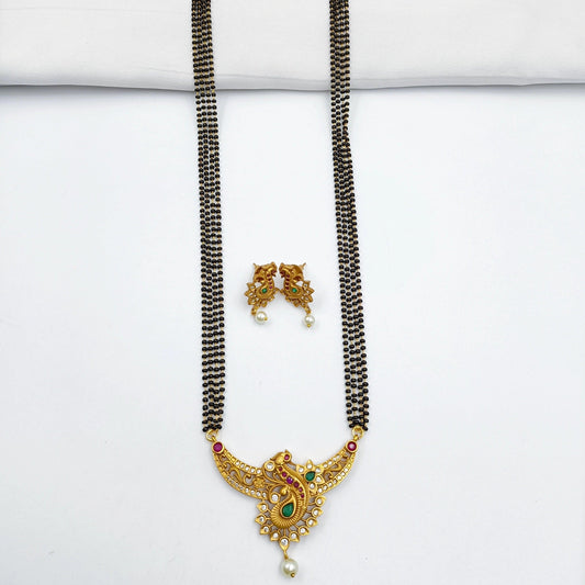 Trendy Peacock Designer Fancy Mangalsutra