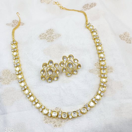 Splendid Designer Kundan Necklace Set