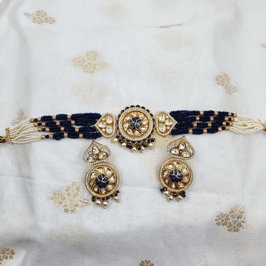 Unique Trendy Designer Kundan Choker Set