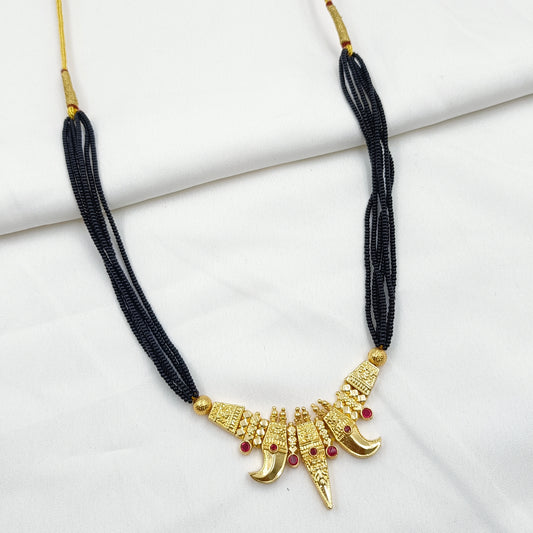 Unique Designer Short Thushi Mangalsutra