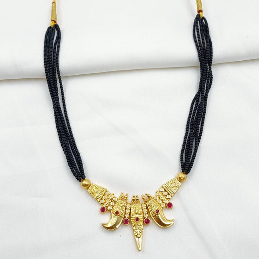 Unique Designer Short Thushi Mangalsutra