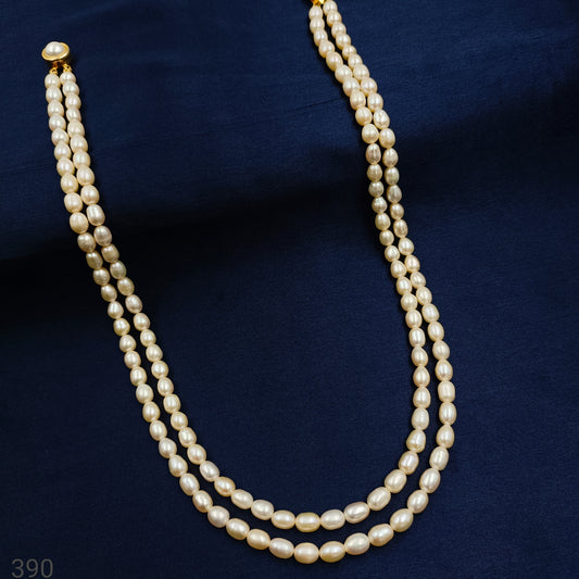 Precious Rice Pearls Designer Mala