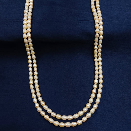 Precious Rice Pearls Designer Mala