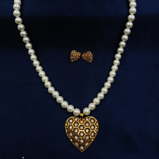 heart Shaped Designer Pearls Set